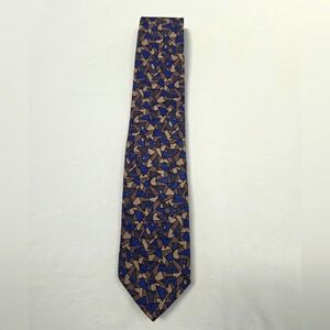 Vintage L.S. Ayres Italian Silk Abstract Triangle Tie